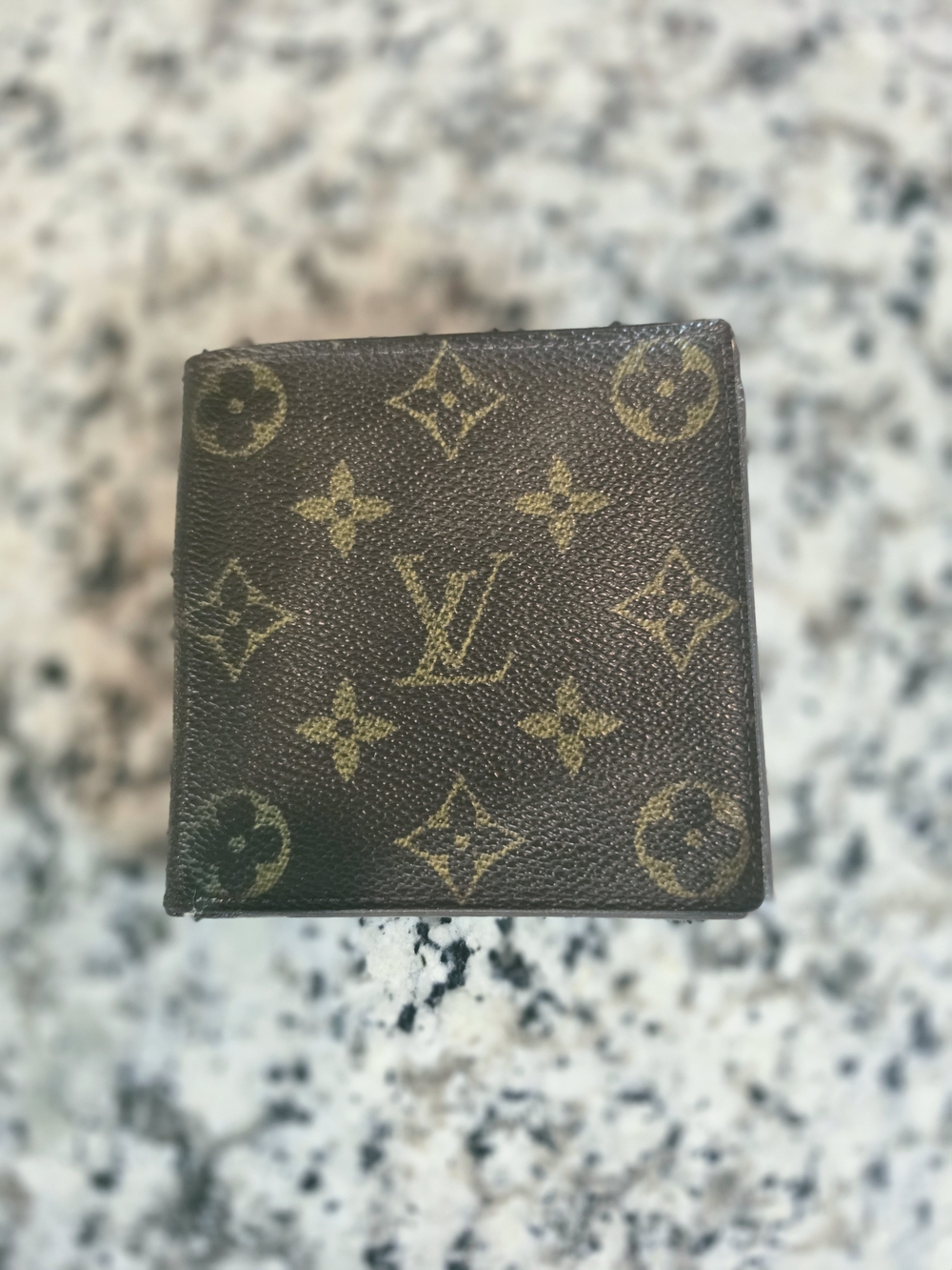 Louis Vuitton Monogram Canvas Bi-Fold Wallet in Brown